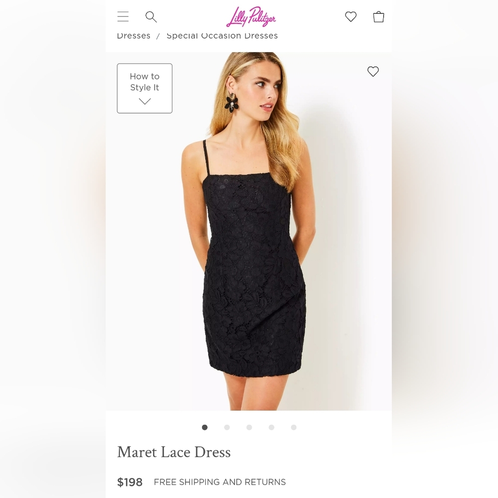 Lilly Pulitzer NWT Maret Lace Dress